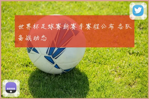 世界杯足球赛新赛季赛程公布 各队备战动态